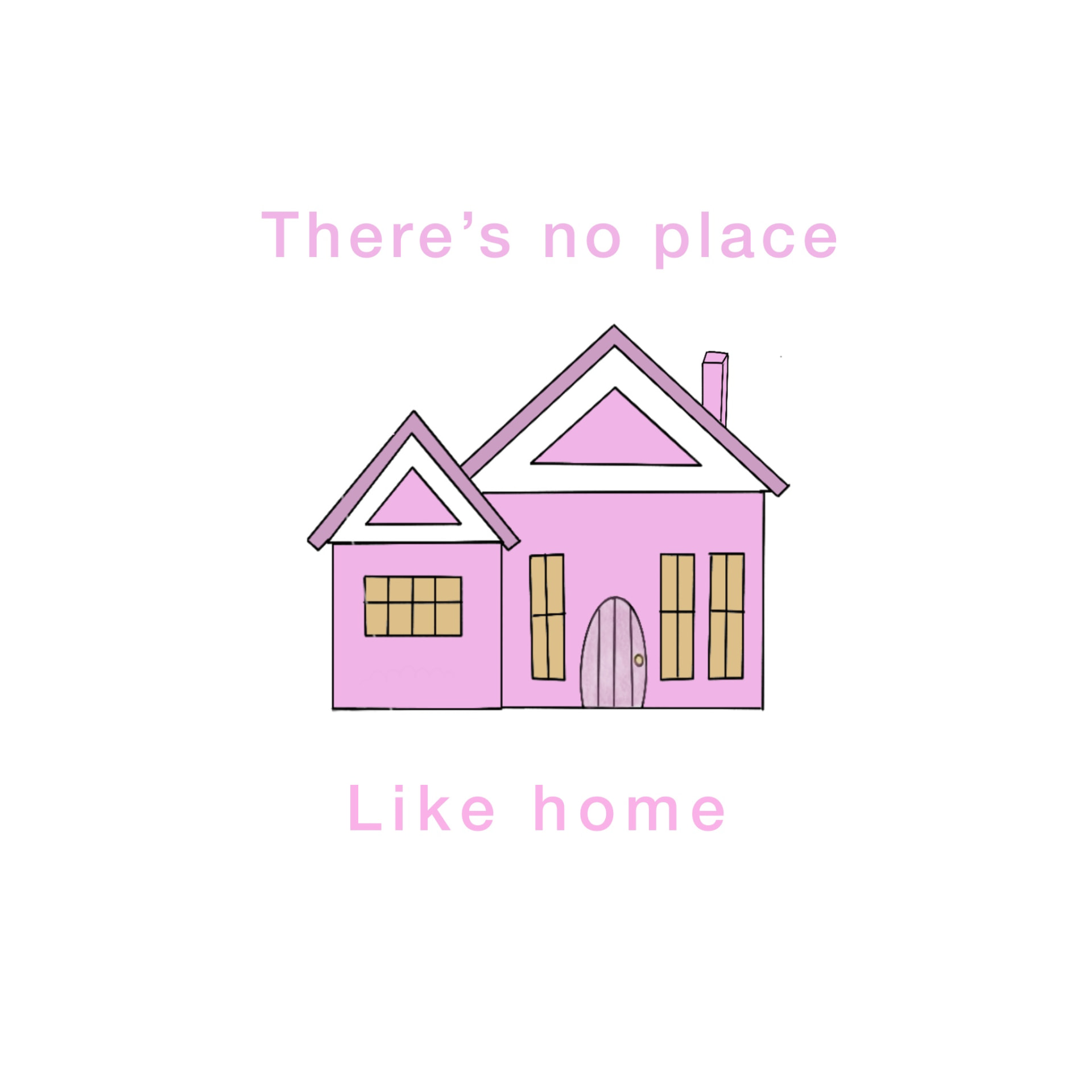 There's No Place Like Home illustration by Mol, unframed art print