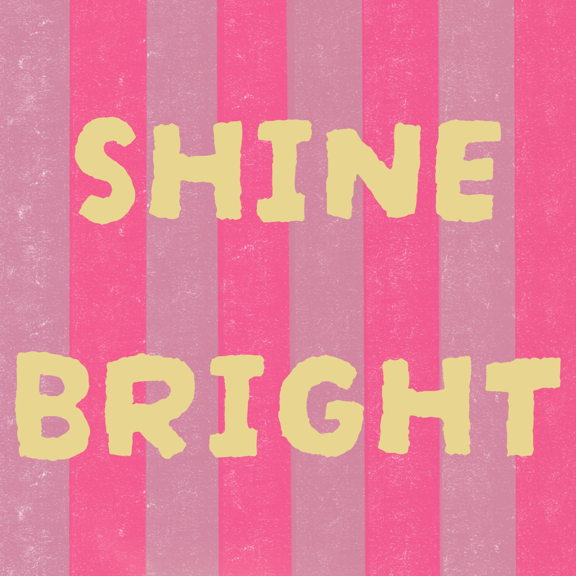 Shine Bright illustration by Mol, unframed art print